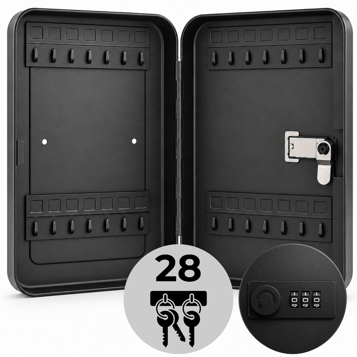 Klíčový trezor se zámkem S4A-808 28x Pin