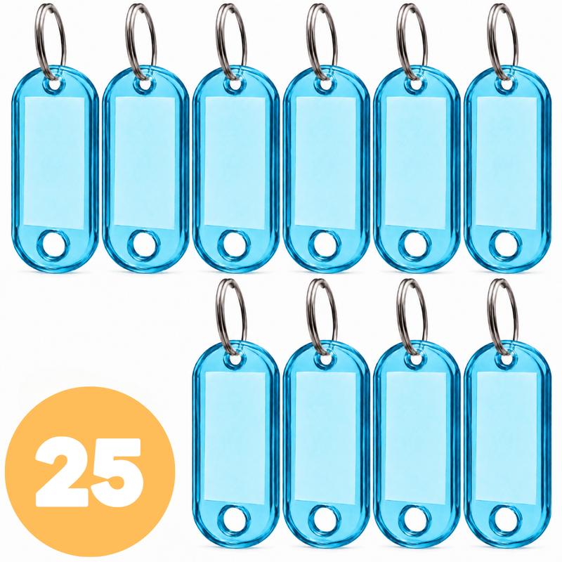 25x Klíčenka ABS-1 modrá