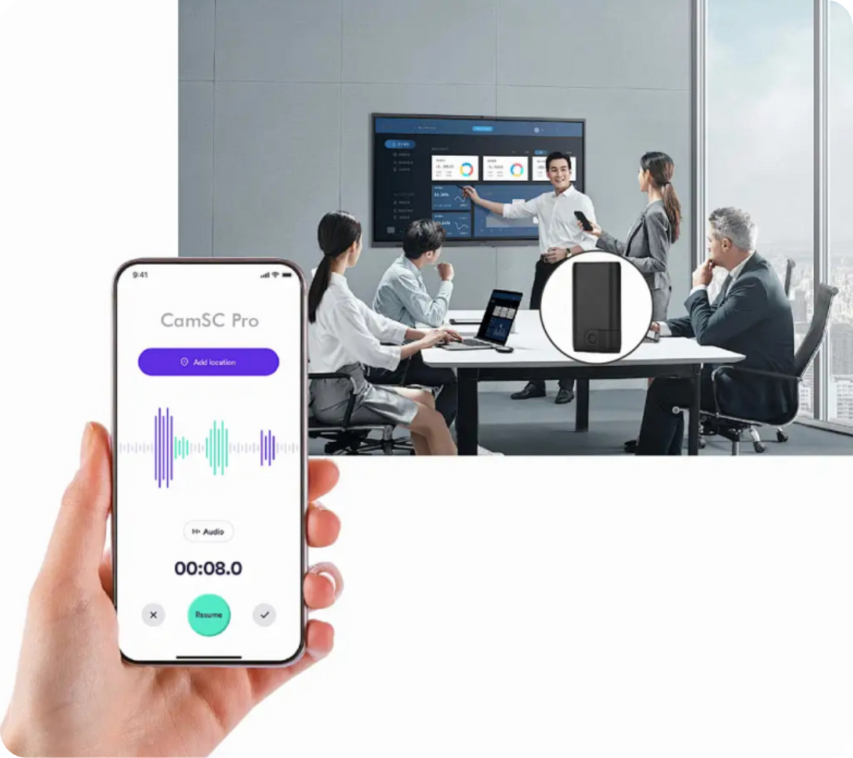 Diktafon odposlech IPC6 WiFi CamSC Pro